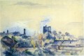 Toitures à L Estaque Paul Cézanne